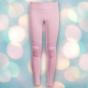Ideology Women’s Pink Workout Athletic Moto Leggings Size L